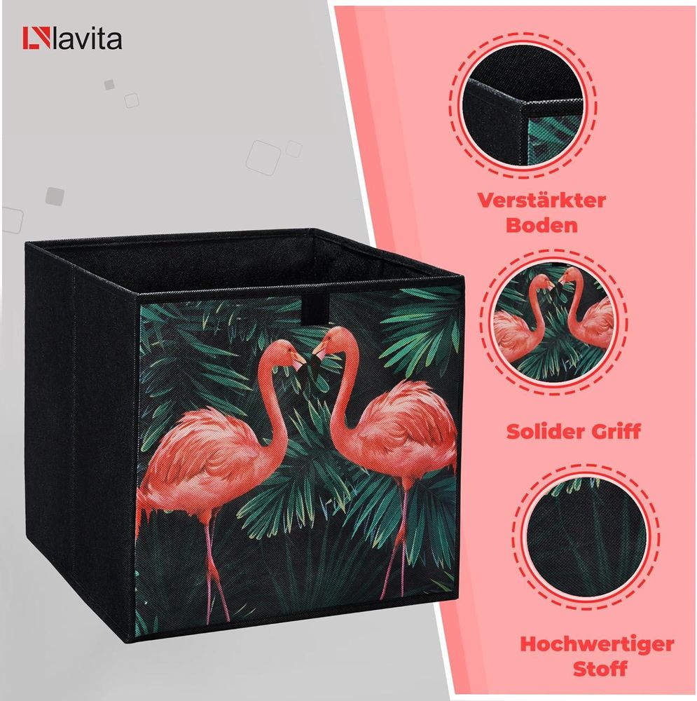 Textil-Aufbewahrungsbox Eulenmuster 31x31x31