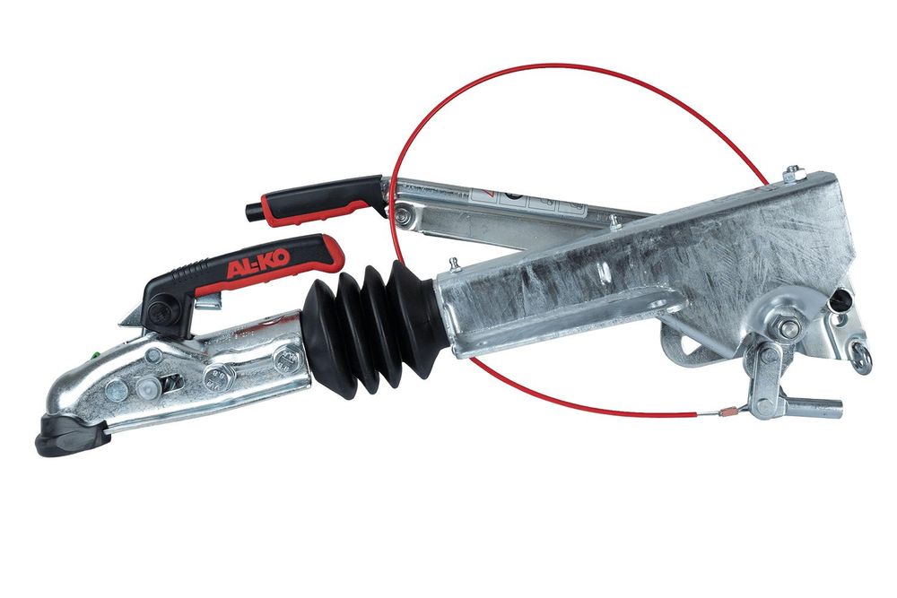 AL-KO Auflaufeinrichtung 90S/3 mit Kugelkupplung AK161, zGG 700-1000 kg, V-Deichsel, verzinkt, für gebremste PKW-Anhänger