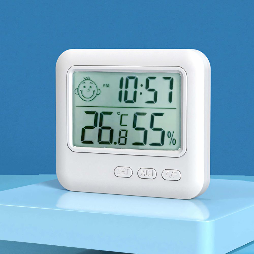 Thermometer Hygrometer Digital LCD Sensor Temperatur Thermo-Hygrometer Luftfeuchtigkeit Raumthermometer Babyzimmer Wohnzimmer Büro Kühlschrank Retoo