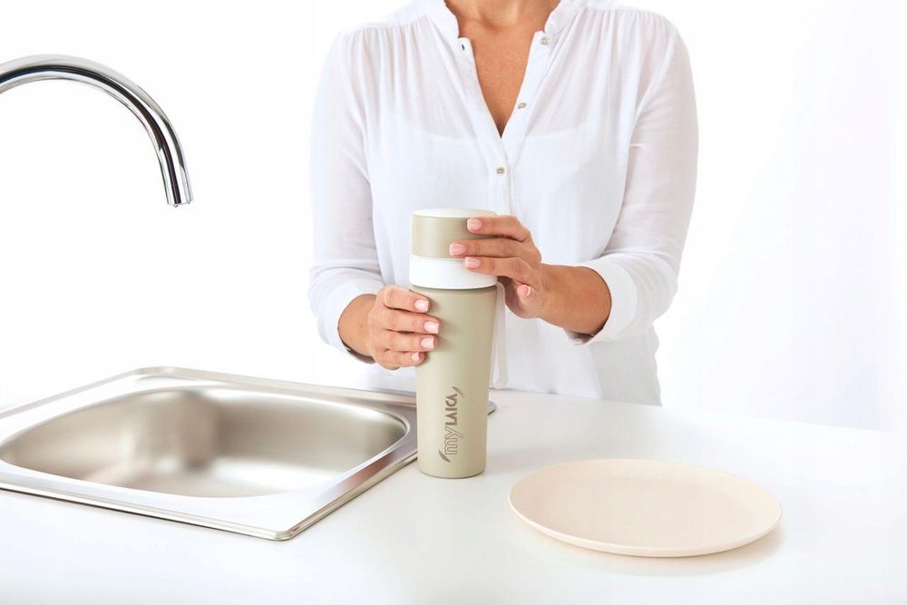 LAICA MyLAICA Edelstahl-Filterflasche mit FAST DISK Filter