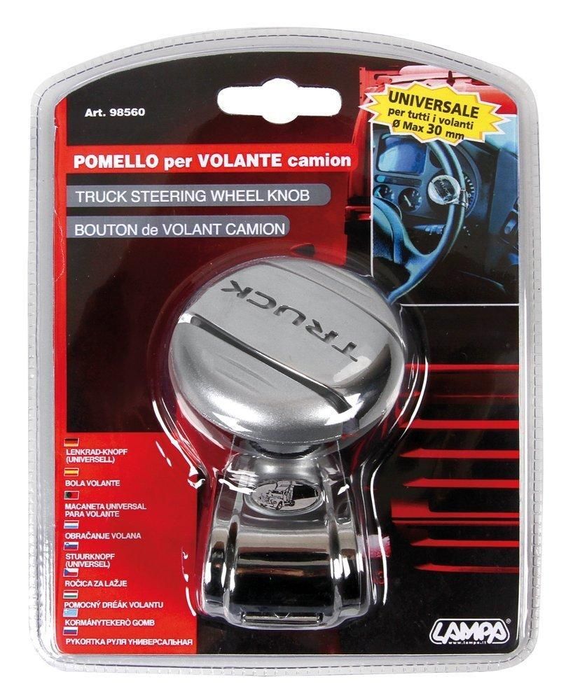 LAMPA Accessories Lenkradknopf 30 mm Lenkhilfe, robuster Lenkradknauf für Lkw, Traktor, SUV und Transporter beim Rangieren