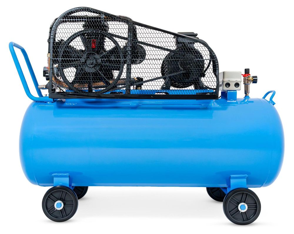 HEXWELT 300L Ölkompressor 7500W 8 Bar 1090L/min Luftkompressor 3-Zylinder Werkstattkompressor 230V