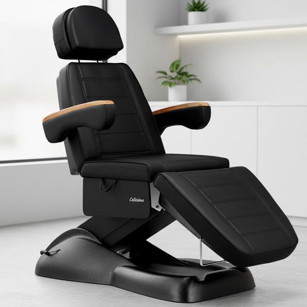 schoonheidsstoel elektrisch voor schoonheidssalon pedicure verstelling verwarming 3 actuatoren
