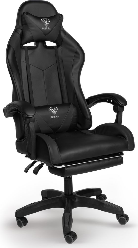 Chefsessel Stuhl Home Office Chair Racing  Bürostuhl Sportsitz Büro Stuhl,Farbe:Schwarz