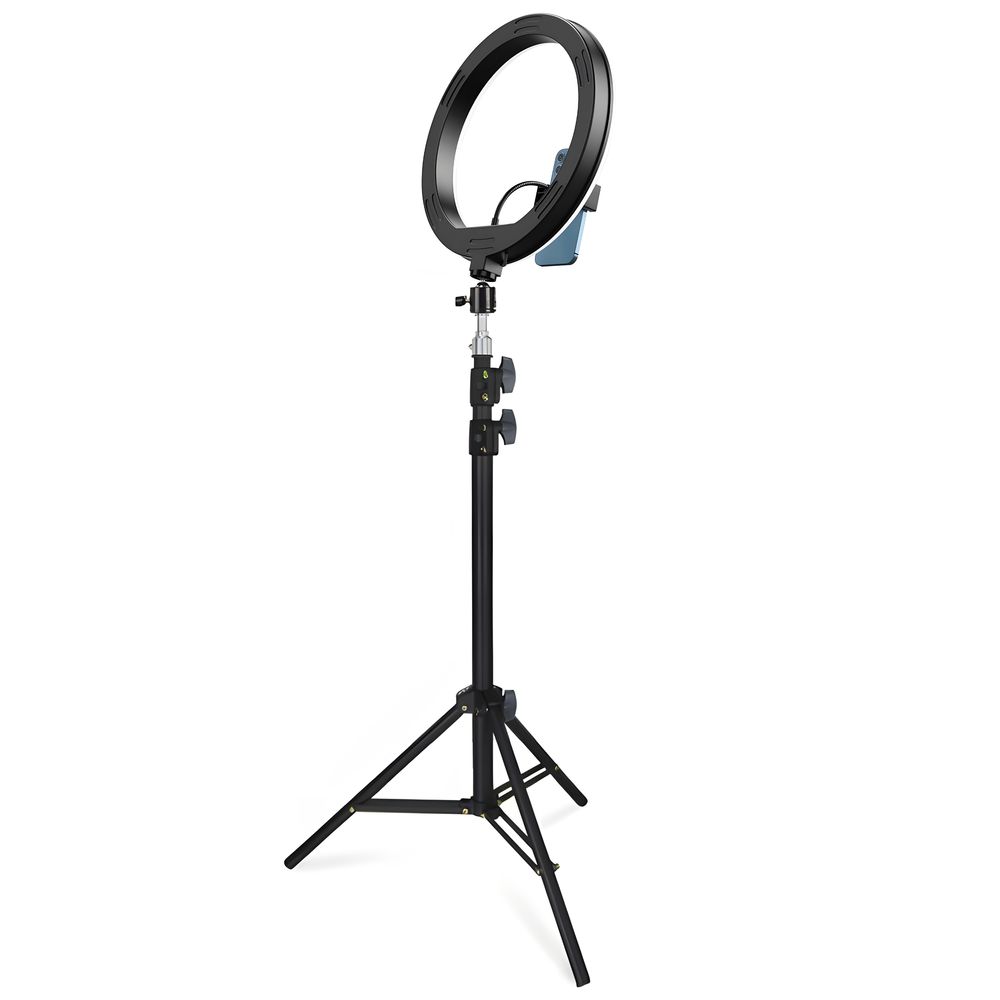 Ringlicht 10 Zoll Ringlicht mit Stativ Höhenverstellbar 18 RGB Farbe Dimmbare Selfie Ringleuchte YouTube TikTok Make-up Selfie Retoo