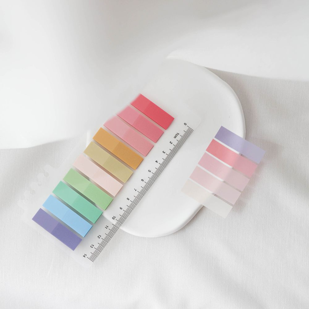 Ordinate - Sunkissed Summer sticky notes | Transparente Haftnotizen | Haftmarker, Page Marker | Klebezettel set |  planner