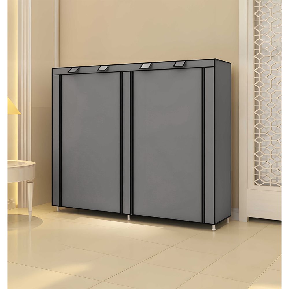 Schuhschrank Faltschrank Stoffschrank 120x30x110cm Stoffgarderobe Textile für Schuhe Kleiderschrank Schuhregal materielle mit 12 Ablagefächern Retoo