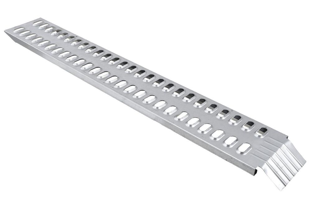CHORUS Auffahrrampe für Anhänger 150 cm Verladerampe aus Stahl bis 120 kg