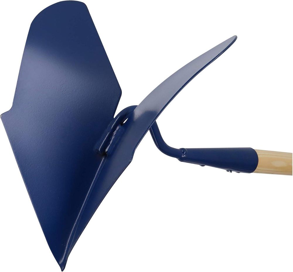 KADAX Häufler, Kartoffelhäufler aus Metall, Handpflug mit 168 cm langem Stiel, Häufelpflug für Garte