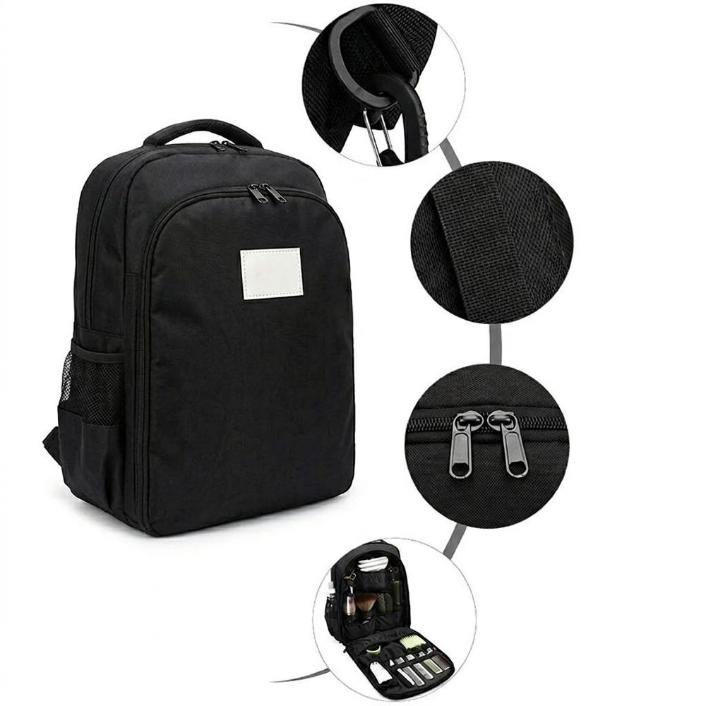 Zaino da parrucchiere professionale nero capiente porta attrezzi BarberTOP