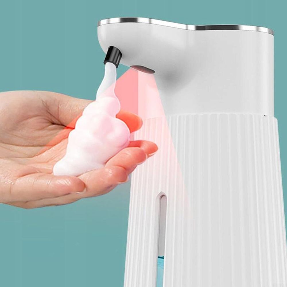 Bezdotykowy Dozownik Mydła Płynu 400ml Automatyczny Dyspenser Duży USB-C IR