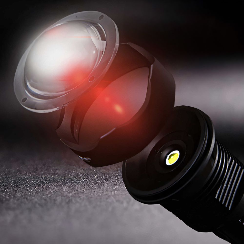 LED Taschenlampe Extrem Hell Zoombar P90 Aufladbar USB für Camping Notfall Wandern 5 Lichtmodi 500 Lumen Wasserdicht Schwarz Retoo