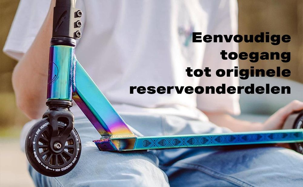 Stuntstep MOVINO GLIDE Skatepark licht 3,3kg ABEC-9 IHC