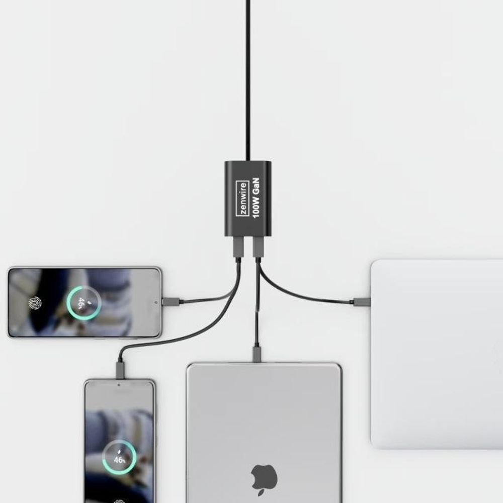 Netzladegerät - Netzteil - 100 W - Ladegerät-Stecker - Gan Iii AC-Kabel