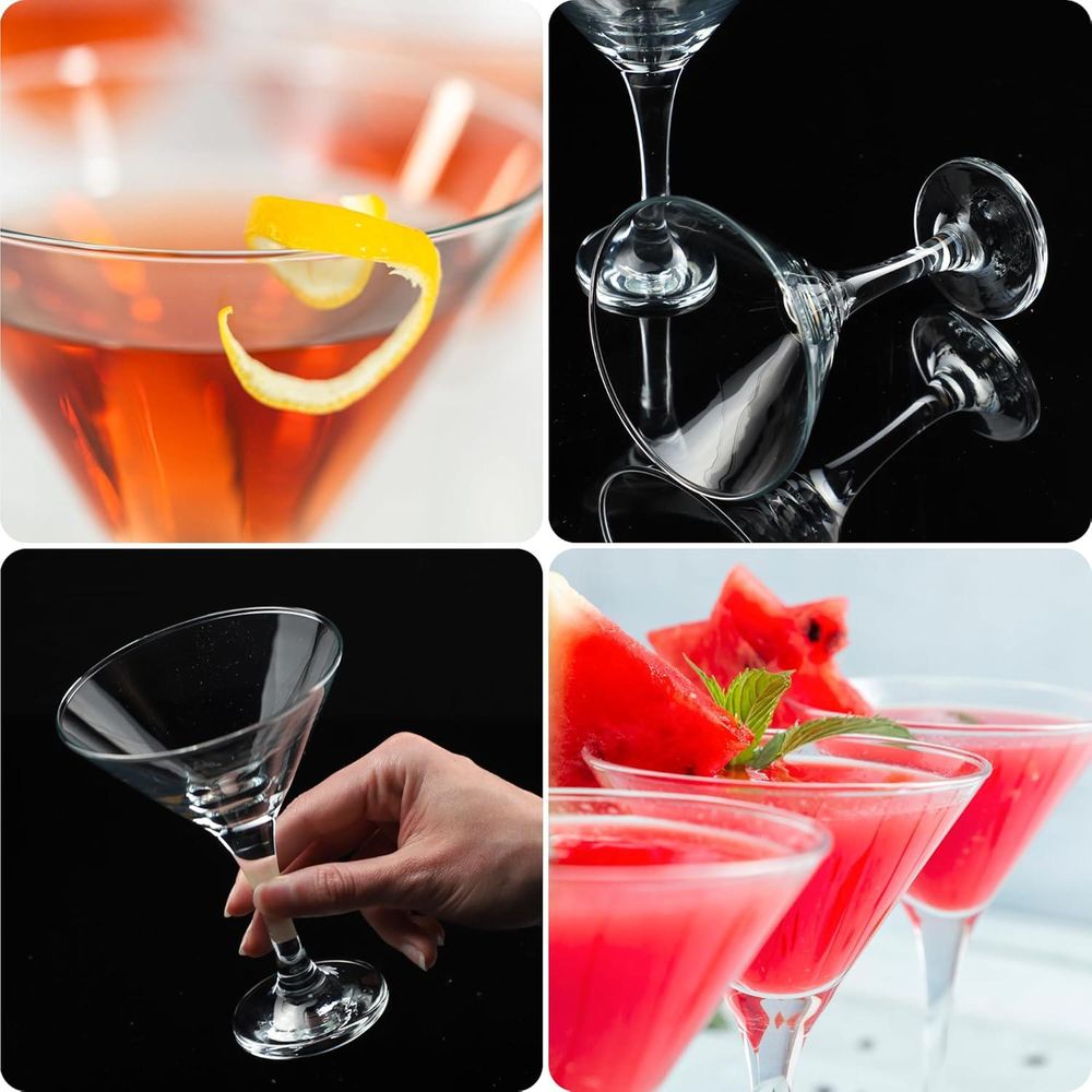 KADAX Martinigläser, 175ml Cocktailgläser aus hochqualitativem Glas