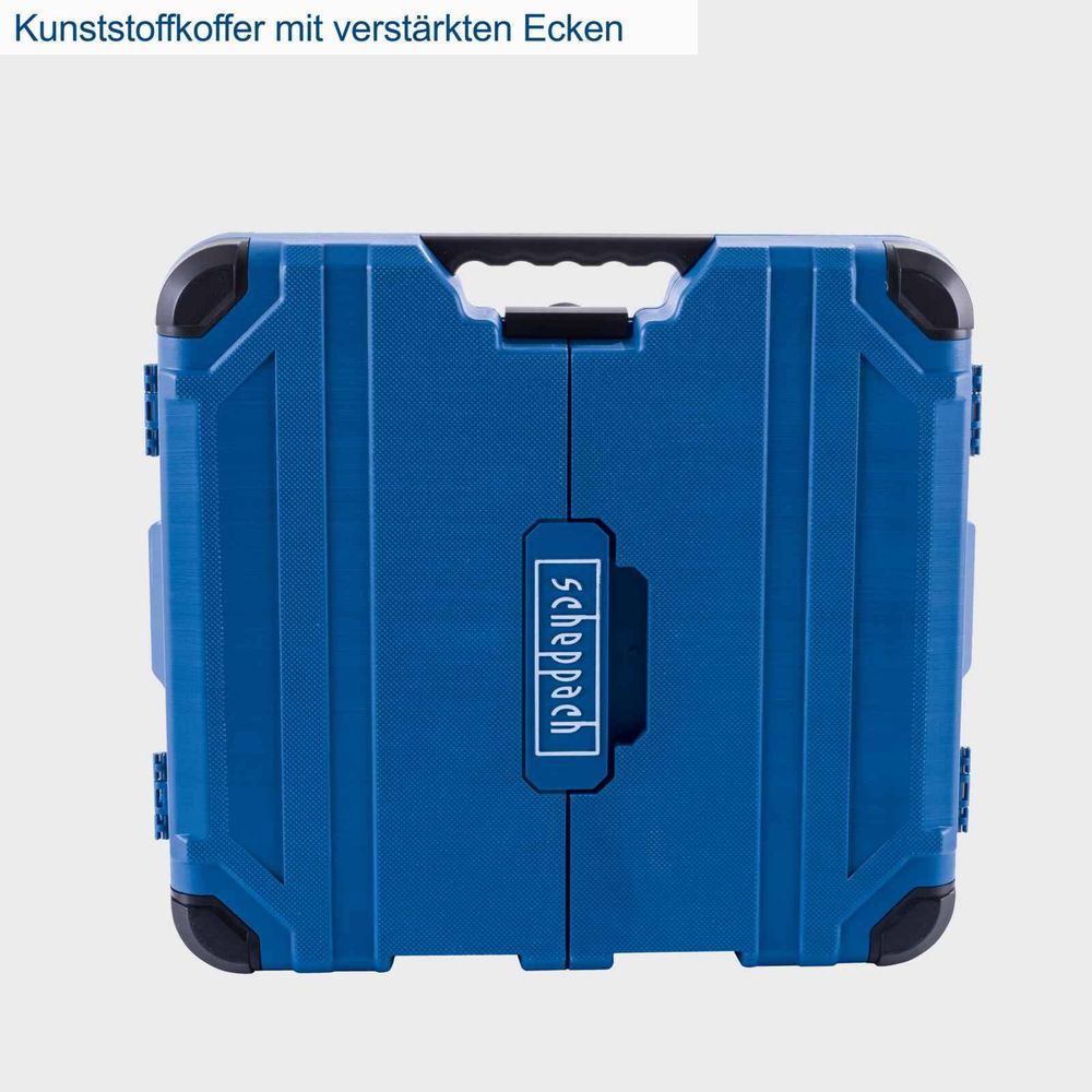 Scheppach Werkzeugkoffer TB99 90-tlg. Werkzeugset bestückt | Klappkoffer | Universal Handwerkzeug