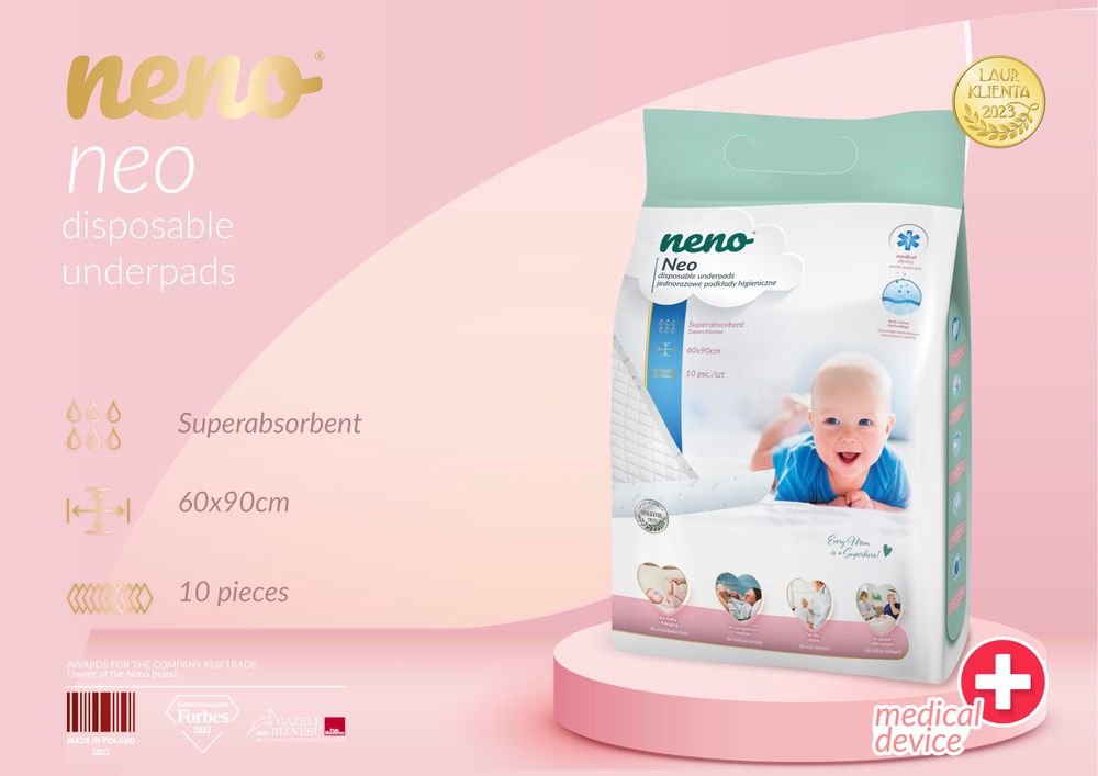 Neno Neo Einweg-Unterlagen – Hygienischer Schutz für Baby, Mutter und Senioren