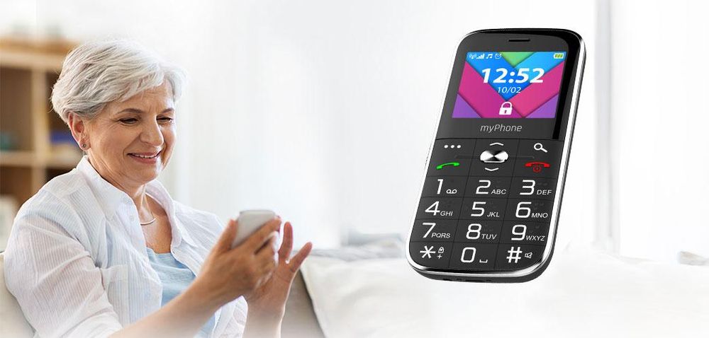 MYPHONE HALO C – Ein einfaches Mobiltelefon für Senioren mit Tastatur und lauter Lautsprecherfunktion