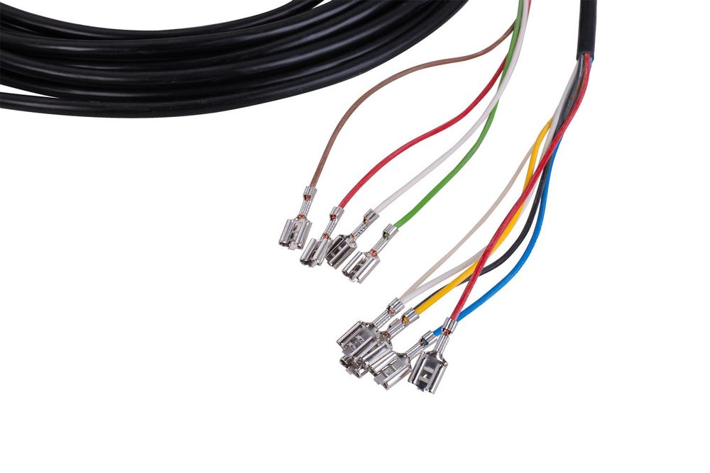 Anschlusskabel 7-polig für Anhänger MANTES ohne Bajonettstecker mit 0.75 mm Kabelquerschnitt