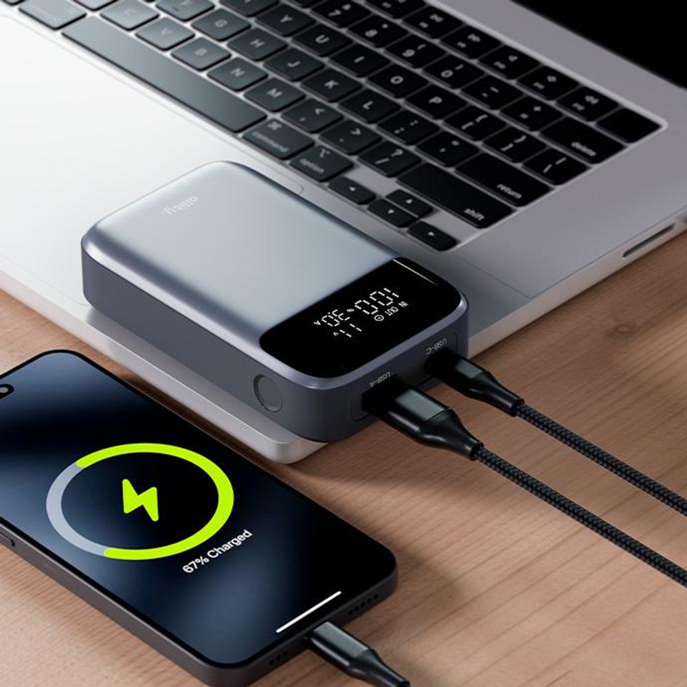 Allity PowerBank APB-200 PD QC 33W 10000 mAh Grau