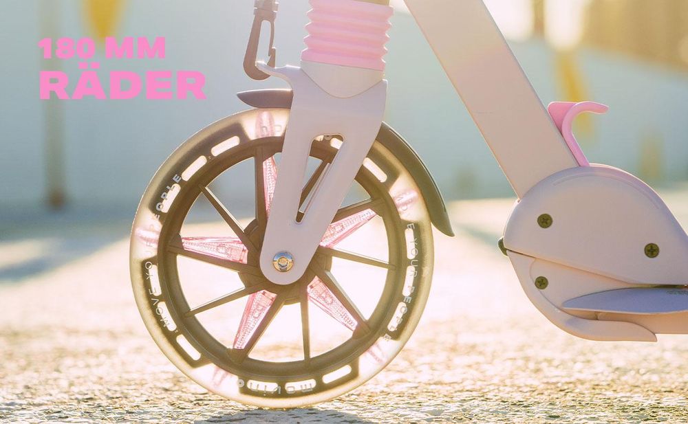 Klappbarer Scooter für Kinder, LED-Räder, verstellbar Movino City Light