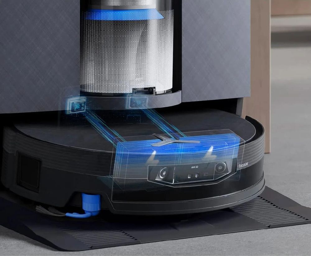 Ecovacs DEEBOT X12 OmniCyclone 22.000 Pa Saugroboter mit FocusJet-Technologie, Staubsauger Roboter mit Wischfunktion, OZMO Roller 3.0