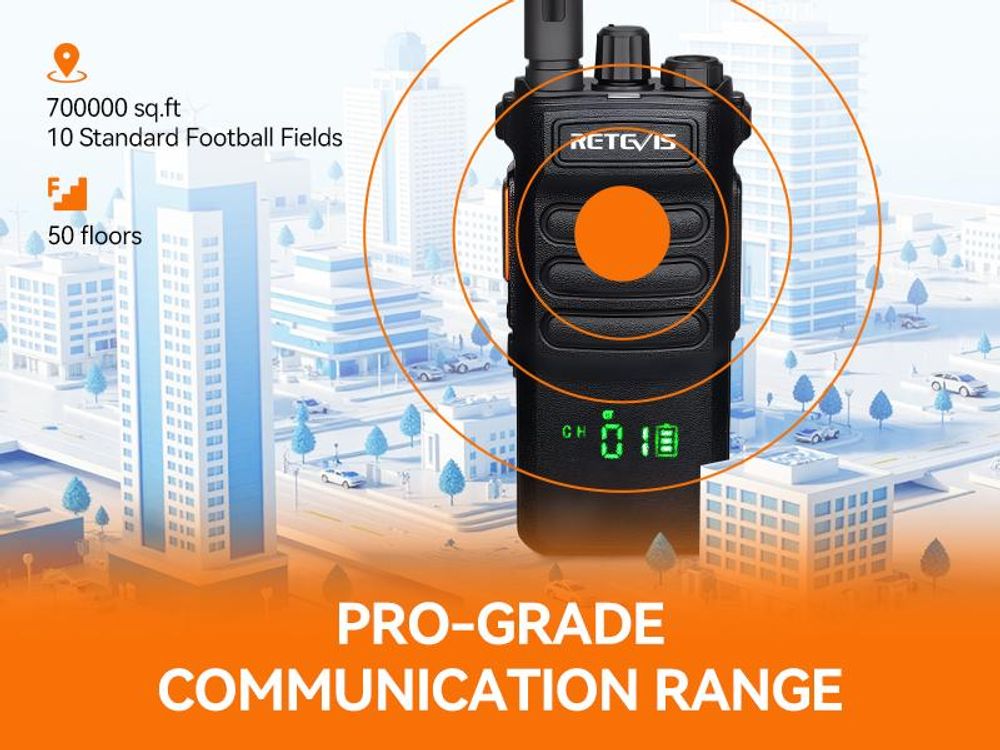 Obousměrné vysílačky Retevis RT86, 8W, vysílačka s reproduktorem a mikrofonem, 2600mAh, bezdrátová klonovaná nouzová vysílačka pro staveniště