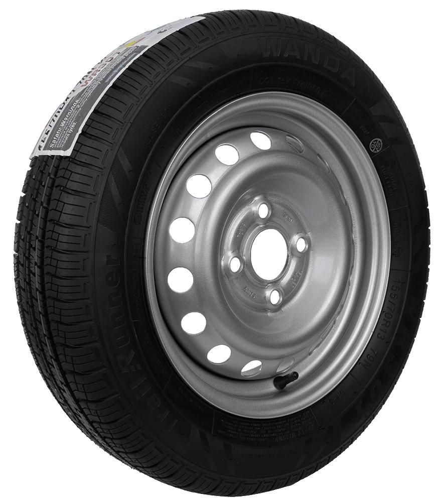 WANDA Anhängerrad 155/70 R13 Komplettrad für leichte Pkw-Anhänger