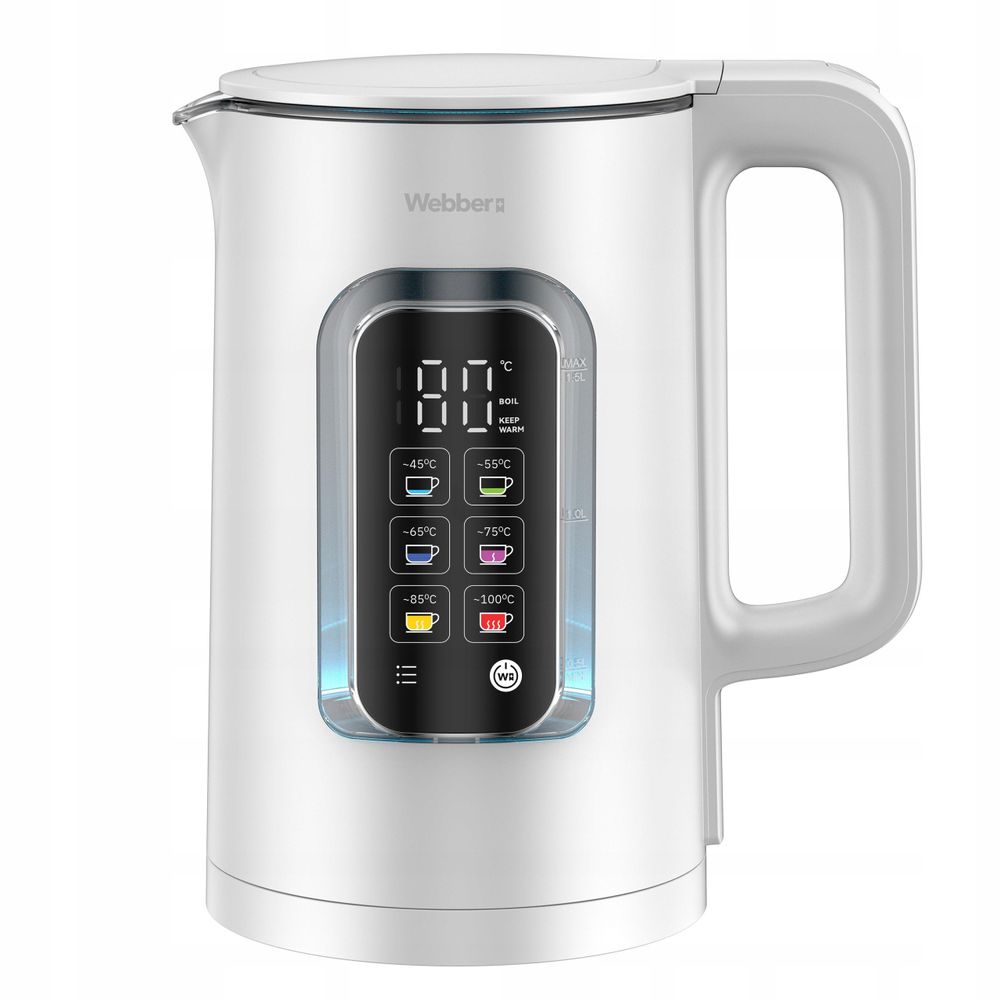 Webber ELIYA WK110 Wasserkocher mit Temperaturregelung