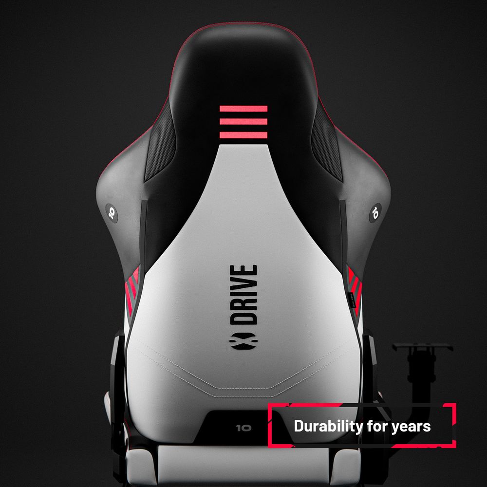 Diablo X-Drive Sim Racing Cocpit Gaming Rennsitz Renncocpit Simracing Schwarz-Weiß