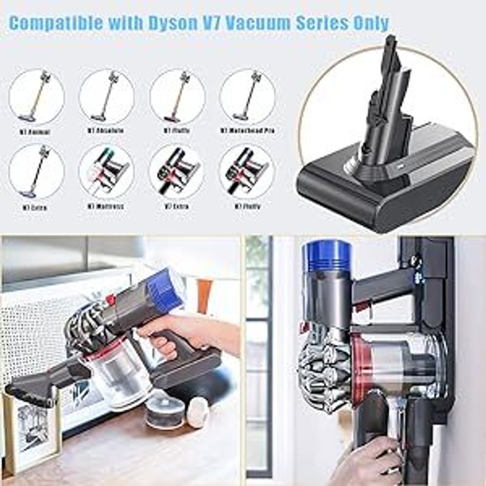STANEW 21.6 V, 4600mAh Li-ion Akku Ersatzakku für Dyson V7 SV11 Staubsauger, Ersatzakku für Dyson Akku V7,Motorhead Pro, Animal, Trigger, Fluffy