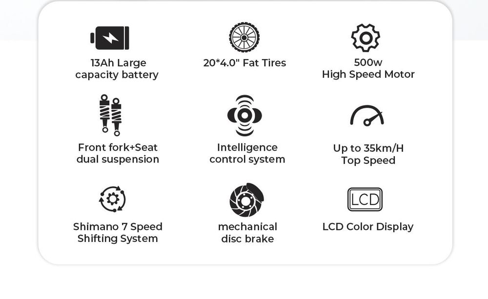 C05 Pro Neues 20-Zoll-Falt-Elektrofahrrad mit breiten Reifen, Tiefeinsteigerrahmen, 36 V 13 Ah, mechanische Doppel-Scheibenbremse,150 kg,weiß