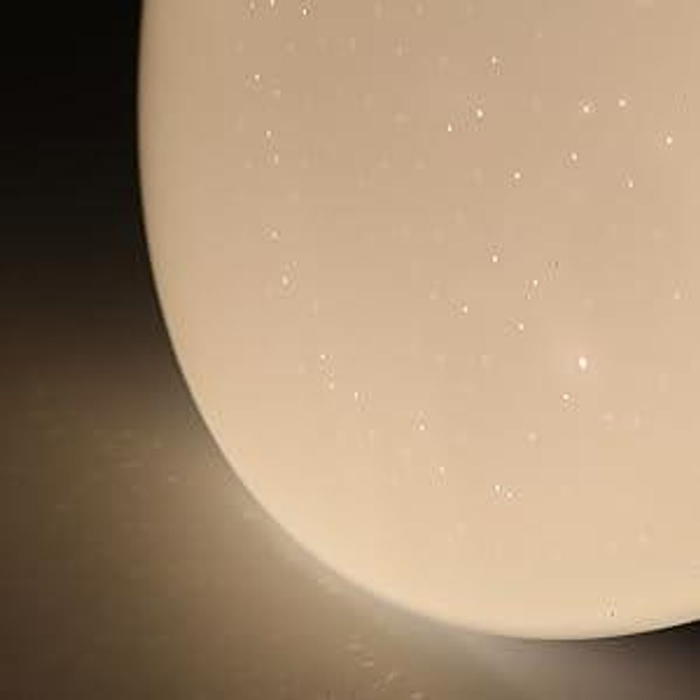 ZMH Plafonnier LED Blanc Chambre à coucher Dimmable avec télécommande 37W Ciel étoilé Rond pour salon Chambre d'enfant Cuisine Couloir