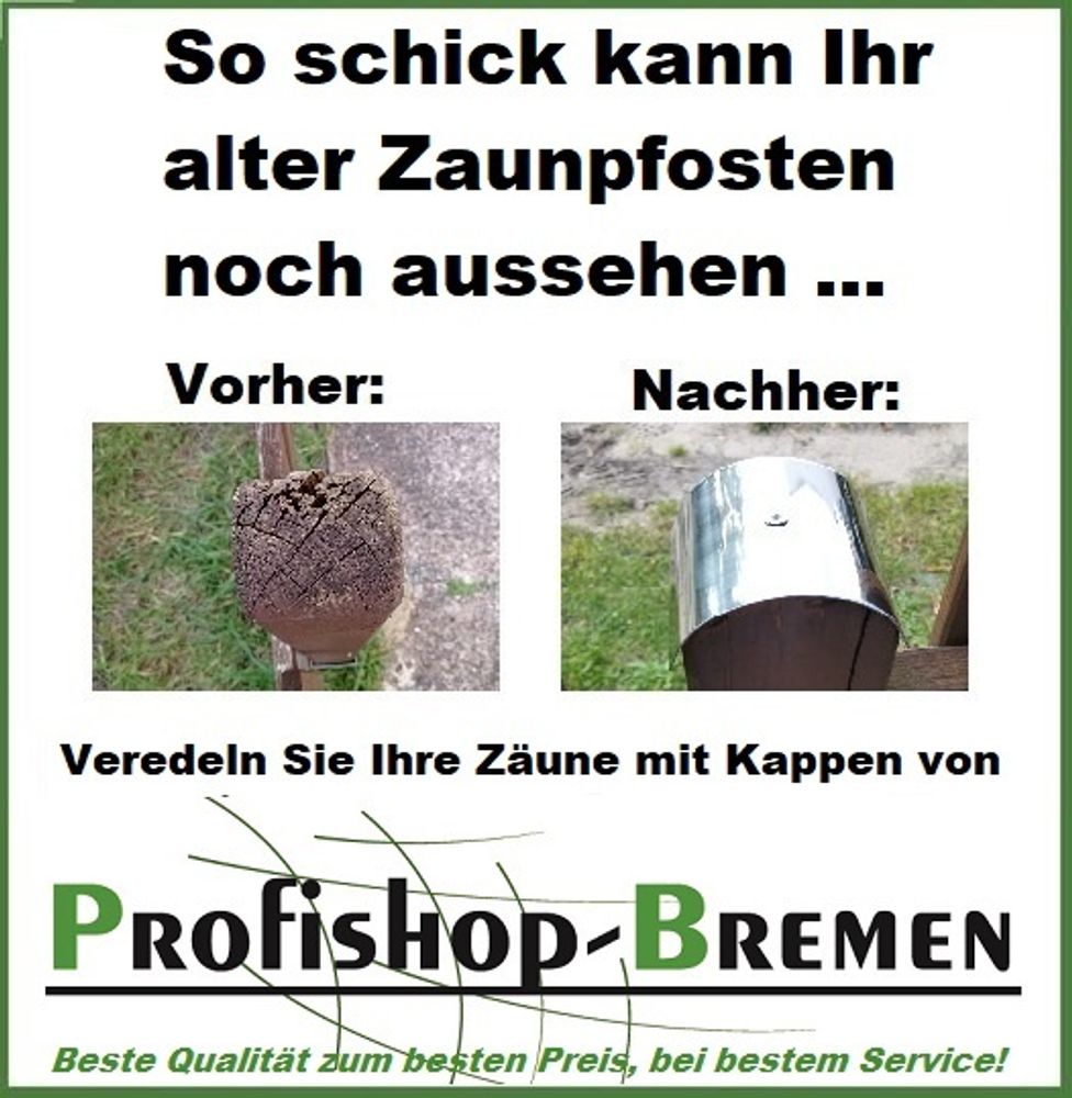 Pfostenkappe Edelstahl für abgerundete Pfosten 9x9 cm, inkl. VA-Schraube