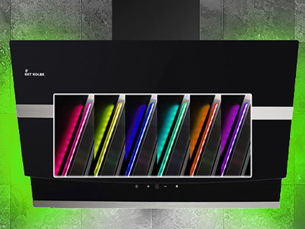 RGB- und LED-Beleuchtung der Wand-Dunstabzugshaube HERMES809HC