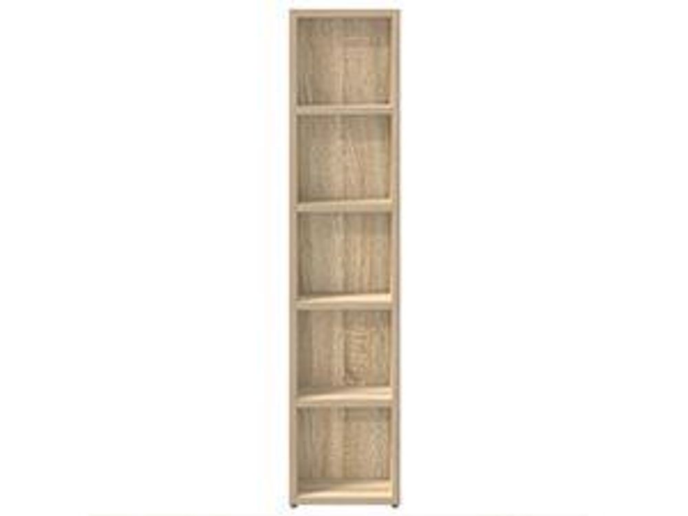 vidaXL CD-Regale 2 Stk. Sonoma-Eiche 21x16x93,5 cm Holzwerkstoff