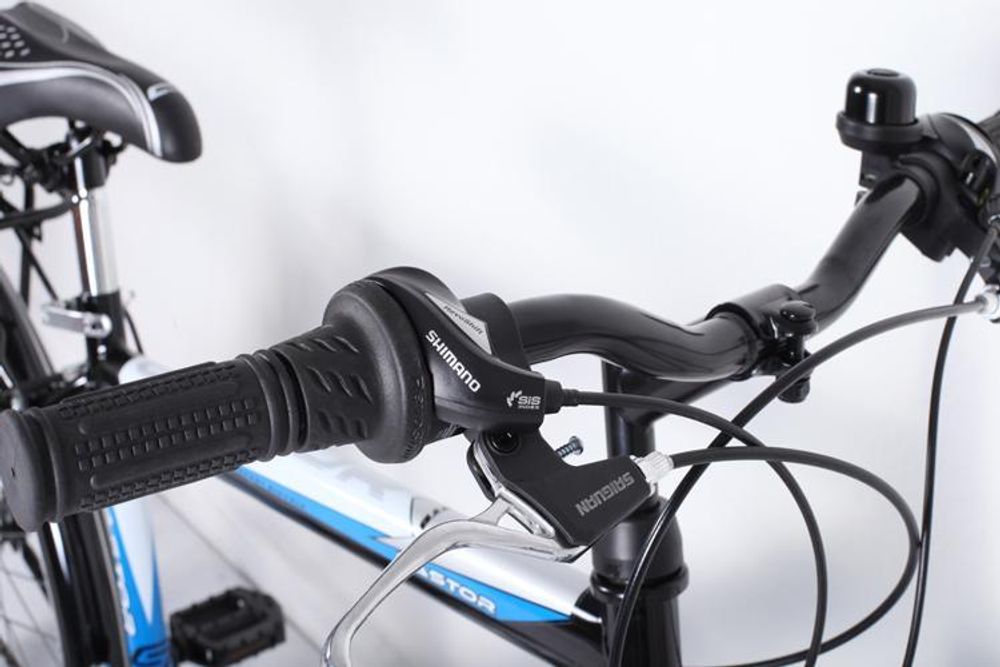 24 Zoll Jungenfahrrad SHIMANO 21 Gang 24" Fahrrad Schwarz mit Beleuchtung TMA