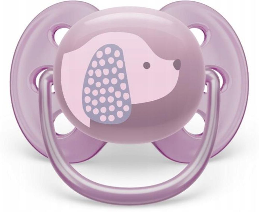 Philips AVENT SCF092/05, Ultraweicher Schnuller, Kieferorthopädisch, Silikon, Junge/Mädchen