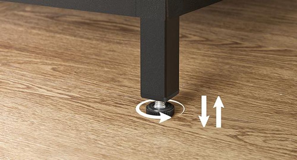 SONGMICS Sideboard Küchenschrank, verstellbarer Einlegeboden, 80x40x76 cm