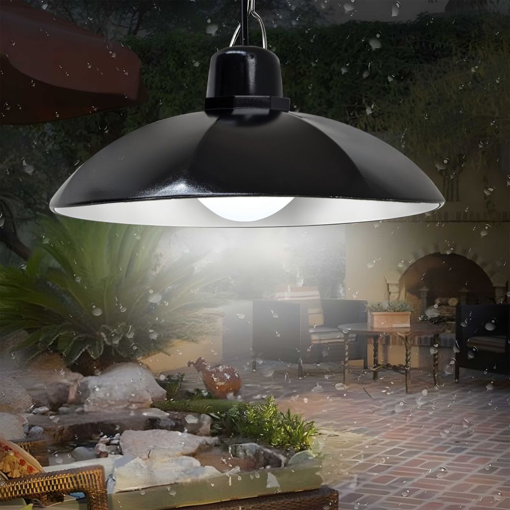 LED Solarleuchte Solar Hängeleuchte Hängelampe Pendelleuchte Solarlampen Außen IP65 Wasserdichte Außen-Wandleuchte Fernbedienun Garten Straße Retoo