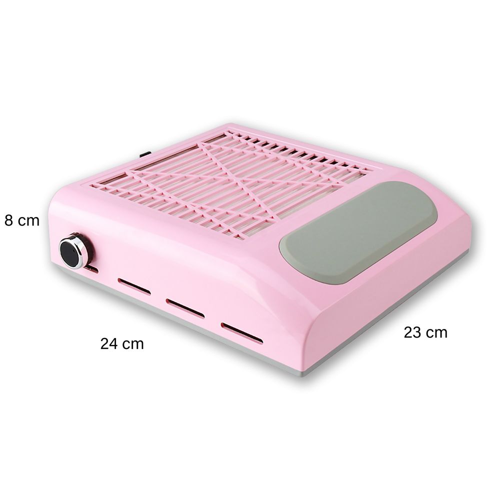 Nagelstaubsauger Nagel Staubsauger 80W mit Filter Tischabsaugung Professionelle Maniküre-Sets Nagelstaubabsaugung Nagelpflege Maniküre Rosa Retoo