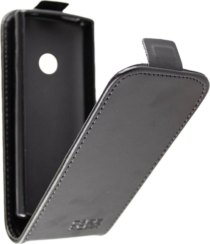 caseroxx Schutz Tasche Hülle Flip Cover kompatibel mit Nokia 105 / 110 4G, Smartphone Tasche Flip Cover in schwarz