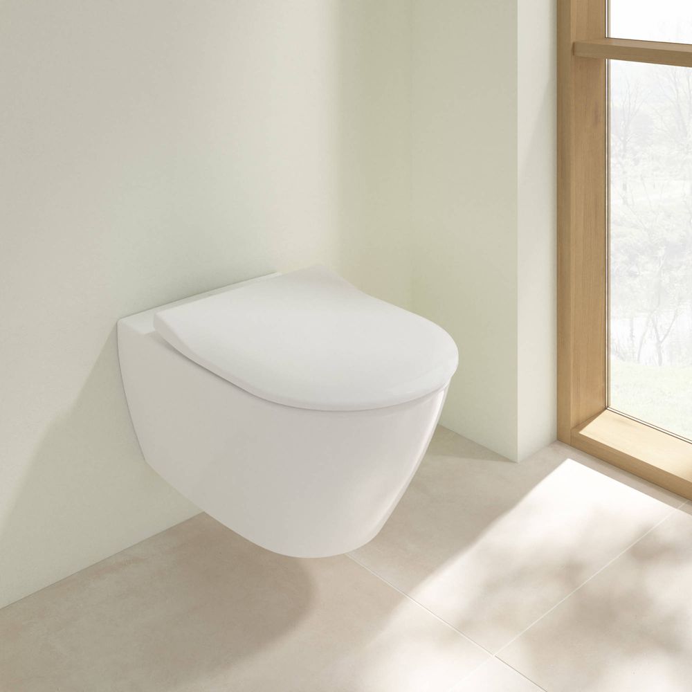 Villeroy & Boch Subway 2.0 Directflush Combi-Pack Tiefspülklosett + Slim Seat weiß, 1 Stk.