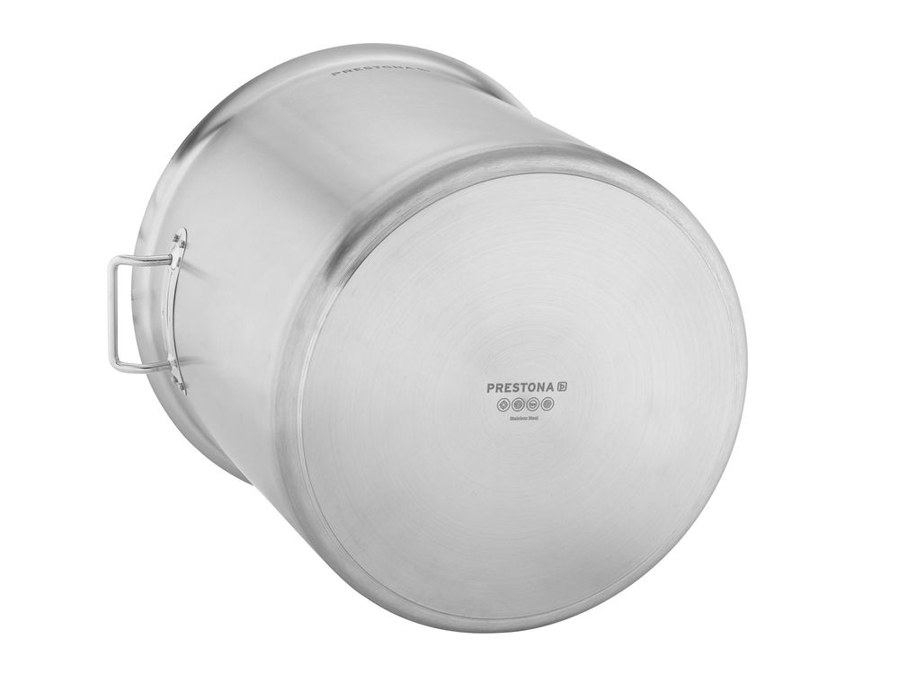 TECHNICA Hoher Topf 36L | 36 cm | Edelstahldeckel | Edelstahl Induktion Kochtopf