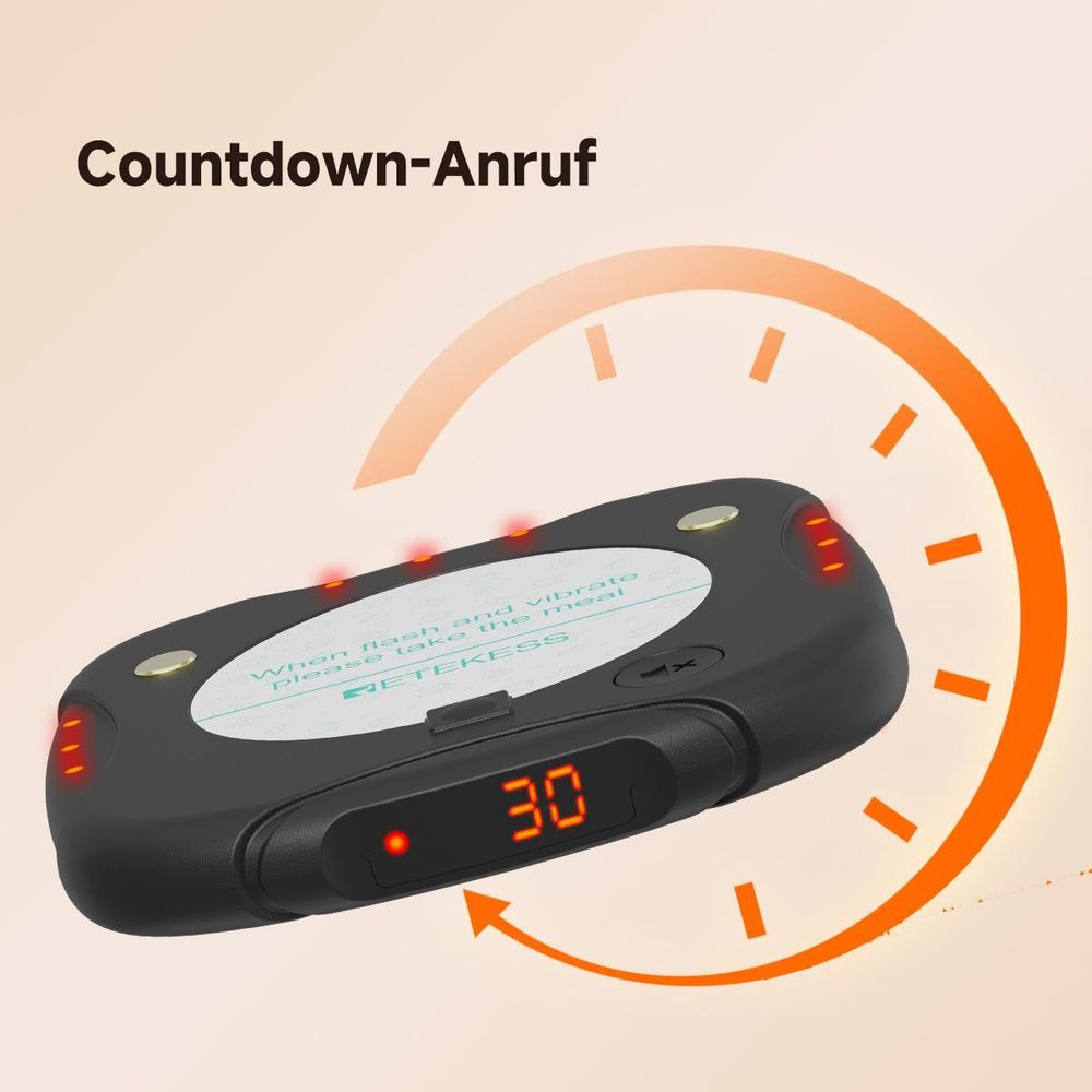 Retekess TD186 Pager 5 stk, Drahtloses Restaurant Pager System, Pager Rufsystem, Coaster-Pager, Funkrufsystem, Gäste-Pager