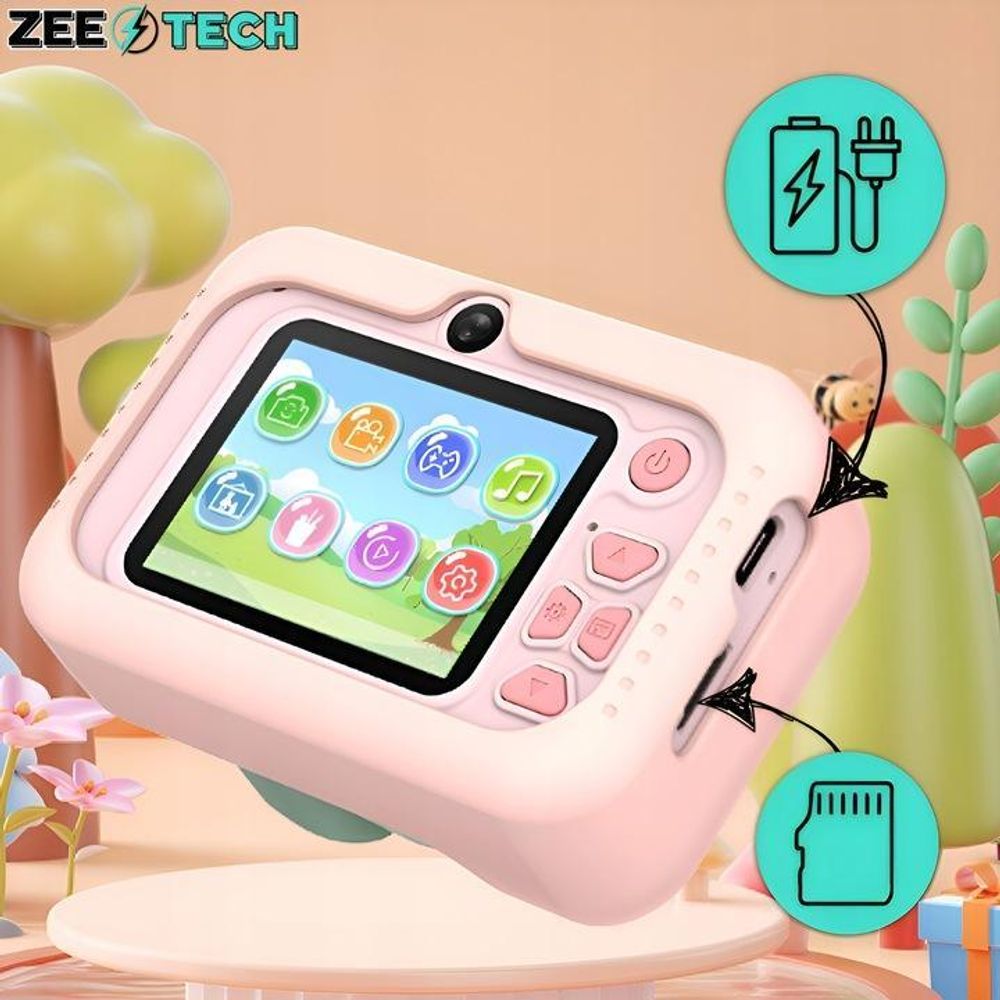 Digitale Fotokamera Für Kinder 40 Mp Spielkamera Mit Spielen + 32Gb Speicherkarte
