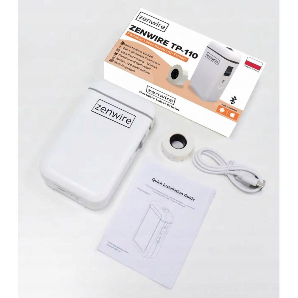 Mini stampante - stampante termica - portatile - per etichette e adesivi - Bluetooth USB-C