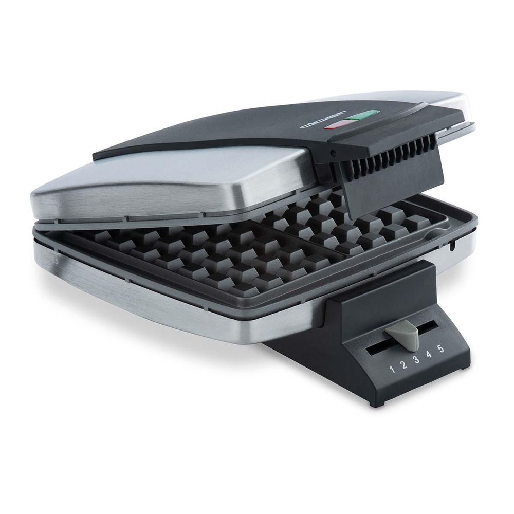 Backplatten des Waffelautomaten sind zu sehen
