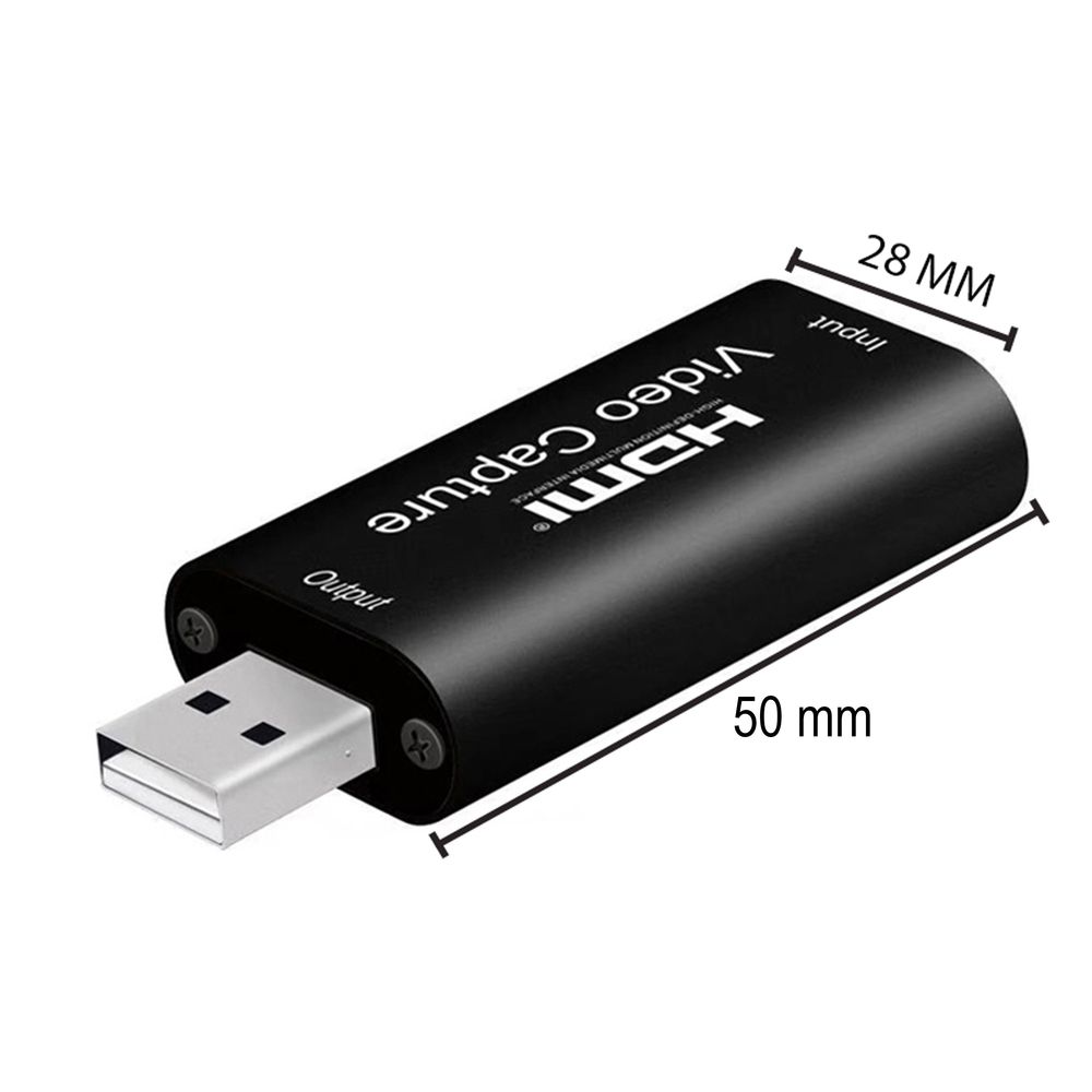 Videoaufnahmekarte HDMI zu USB 2.0 4K Video Grabber Video Capture Card Device PS5 PS4 Xbox Series X S One Record Gaming Streaming Recorder Retoo