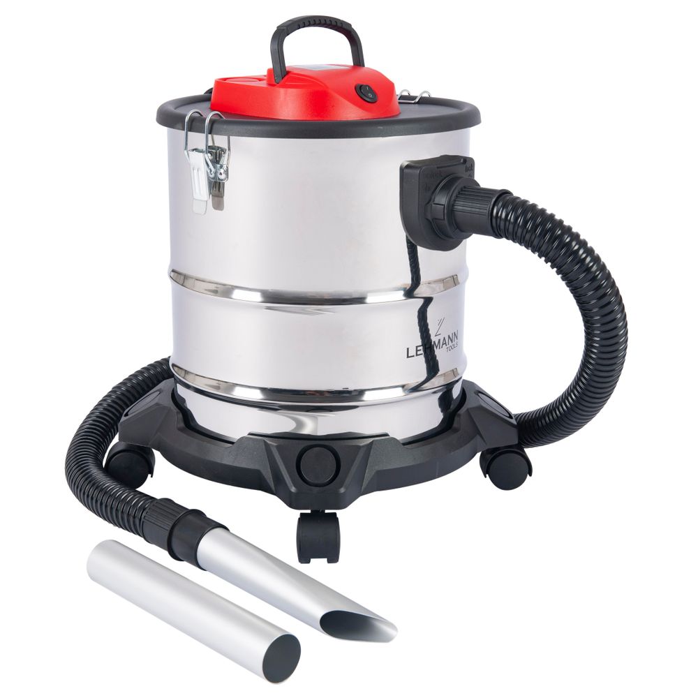 LEHMANN Haddo Aspirateur Industriel 2000W, Aspirateur à Cendres pour Cheminée, Filtre HEPA, Réservoir en Acier Inoxydable 20L, Fonction Soufflerie